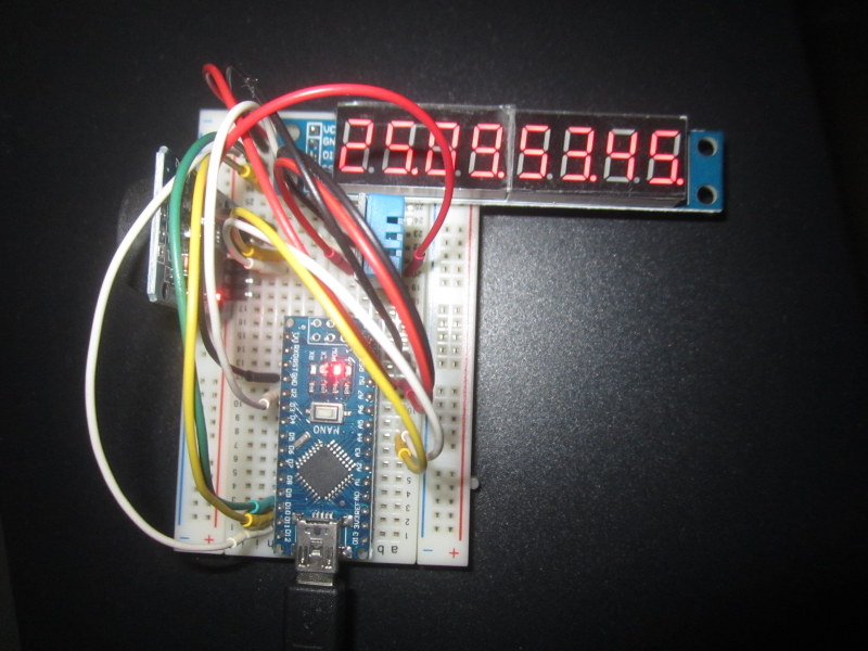 Arduino NANOで作った時計